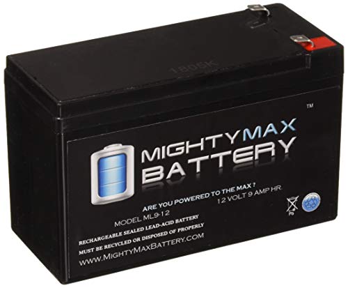 Book Cover Mighty Max Battery ML9-12 12 V 9 Ah Rechargeable SLA Battery