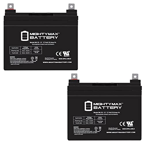 Book Cover ML35-12 - 12V 35AH Battery for Pride Jazzy Select Electric Wheelchair - 2 Pack