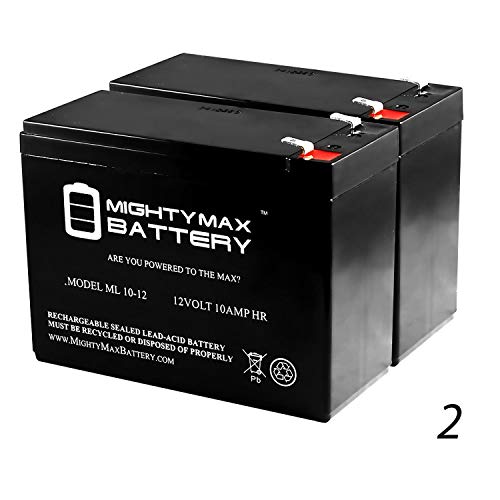 Book Cover Mighty Max Battery Battery Razor Dirt Quad Version 1-8 12V 10AH - 2 Pack Brand Product