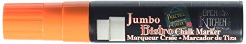 Book Cover UCHIDA UCH481S.F7 Bistro Jumbo Bulk Fluor Chalk Marker, Orange