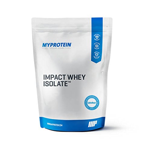 Book Cover Myprotein Impact Whey Isolate Protein, Strawberry Cream, 2.2 lbs (40 Servings)