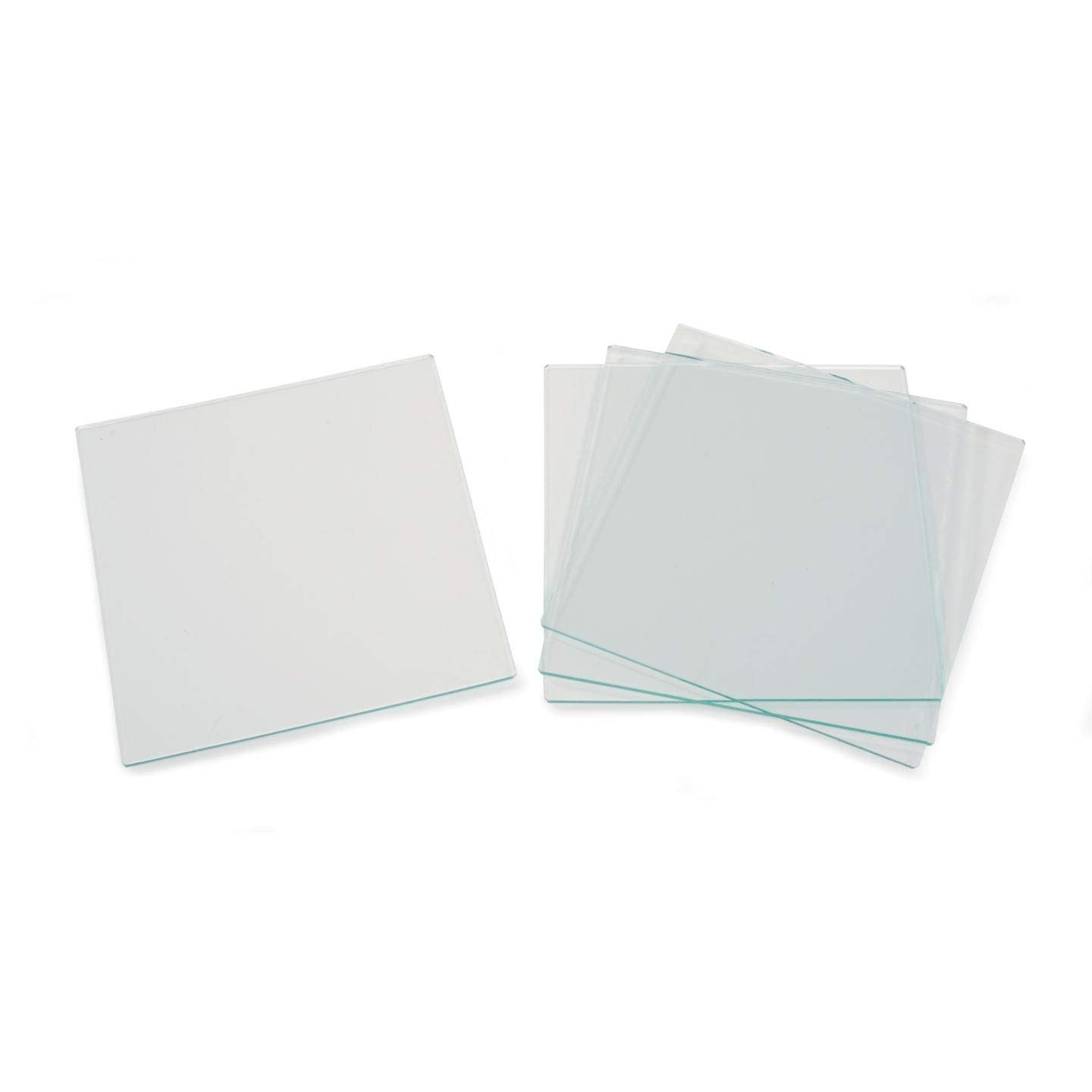 Book Cover Darice Glass Tile Square 4 x 4 inches 4 Pieces (6-Pack) 1098-80