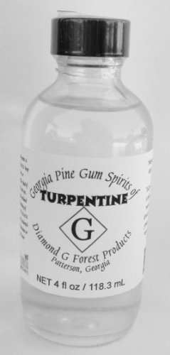 Book Cover 4 Oz 100% Pure Gum Spirits of Turpentine