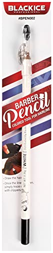 Book Cover Black Ice Spray Barber Pencil (White)