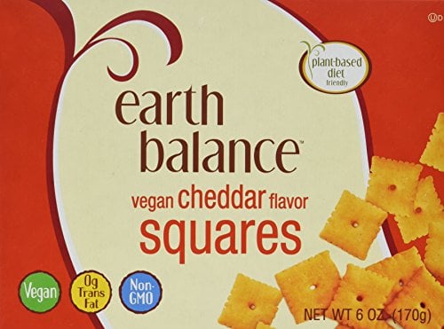 Book Cover Earth Balance Vegan Cheddar Flavor Squares - 6 oz - 2 Pack