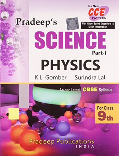 Book Cover Science Physics for Class IX (Old Edition)