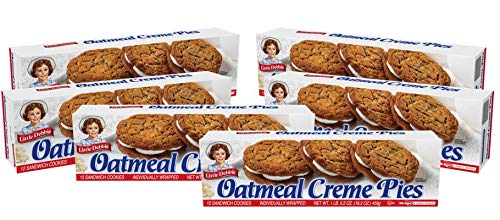 Book Cover Little Debbie Oatmeal Creme Pies 12 Count Box (2 Boxes) 16.2 OZ