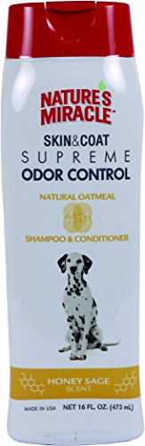 Book Cover Nature's Miracle Supreme Oatmeal Odor Control Shampoo, 16 oz.