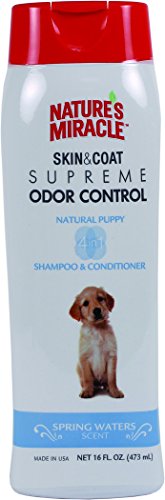 Book Cover Nature's Miracle Supreme Odor Control Puppy Shampoo, 16 oz.