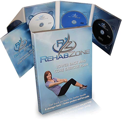 Book Cover RehabZone Low Back Pain and Core Exercise Plan: Physician Endorsed Low Back Pain Home Exercise and Rehabilitation Program