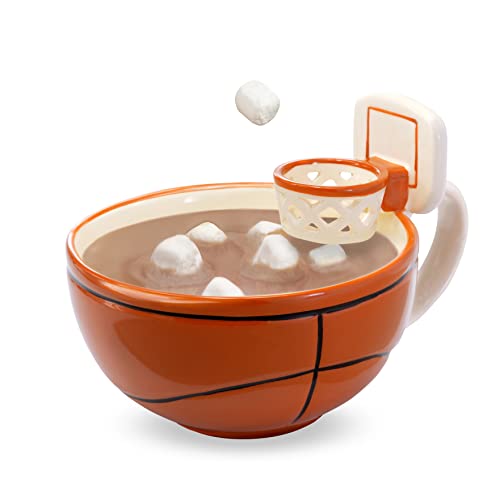 Book Cover MAX'IS Creations The Mug with A Hoop 16 oz Basketball Mug/Cup/Bowl