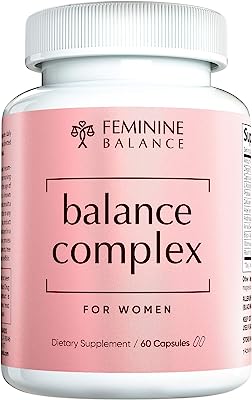 Book Cover Balance Complex Vaginal Health Dietary Supplement, 60 Capsules