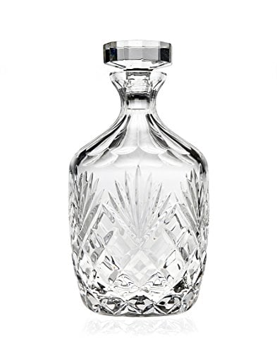 Book Cover Godinger Berkshire Clear Crystal 1060ml Whiskey Decanter