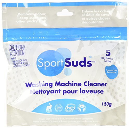 Book Cover Sport Suds Washing Machine Cleaner, 5 Pouch