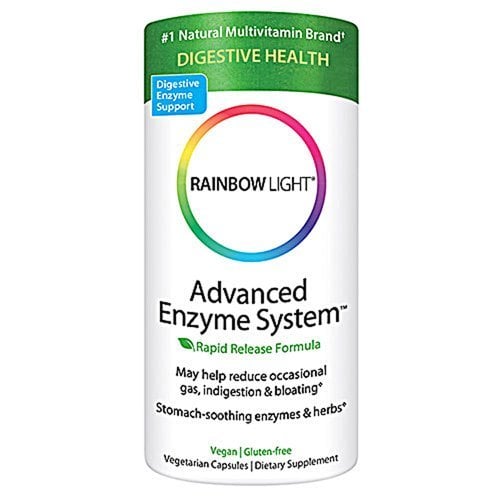 Book Cover Rainbow Light Advanced Enzyme System Vegetarian Capsules, 90 Count