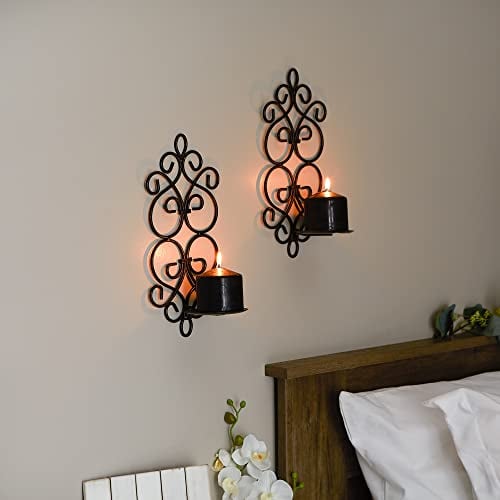 Book Cover SCROLLWORK Wall SCONCES