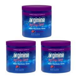 Book Cover Arginine Infusion 3 Jars Cardio Health 5,000mg L-arginine, 1,000mg L-citrulline, CoQ10, AstraGin