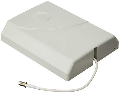 Book Cover weBoost Indoor Wall Mount Panel Antenna with F-Female Connectors (75 Ohm): 700-2700 MHz â€“ White (311155)