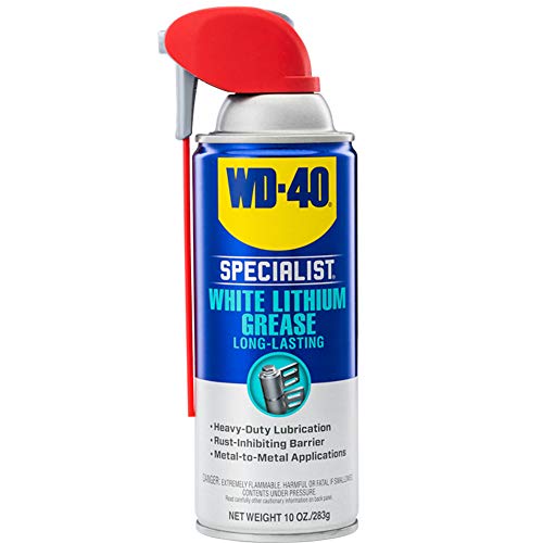 Book Cover WD-40 SpecialistÂ Protective White Lithium Grease Spray with SMART STRAWÂ SPRAYS 2 WAYS, 10 OZ
