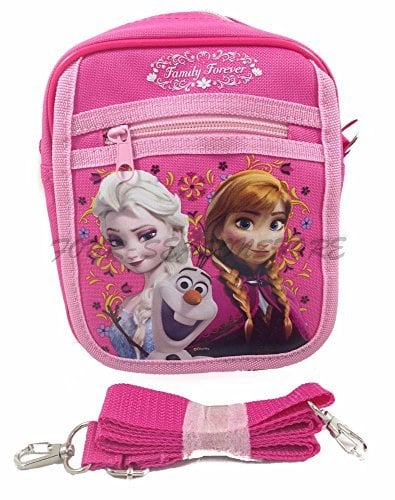Book Cover Disney Frozen Queen Elsa Camera Bag Case Little Girl Bag Handbag Licensed - Pink