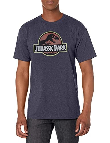 Book Cover Jurassic Park Logo Men's T-Shirt