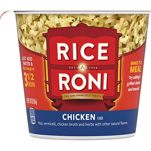 Book Cover Rice a Roni Cups, Chicken, Individual Cup, 1.97 Ounce (Pack of 12)