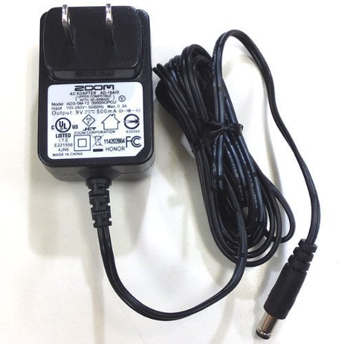 Book Cover Zoom AD-16A/D AC Adapter for Zoom Guitar Pedals G1on, G1Xon, G2Nu, G2.1Nu, G3, G3X, G5, G1N, G1XN