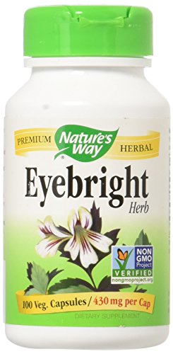 Book Cover Eyebright Herb Nature's Way 100 Caps
