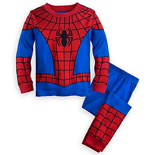 Book Cover Disney Store Deluxe Spiderman Spider Man PJ Pajamas Boys Toddlers