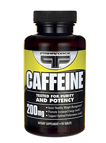 Book Cover PrimaForce Caffeine Supplement,  90 Count 200mg Capsules - Boosts Metabolism / Sharpens Focus / Supports Optimal Physical Performance