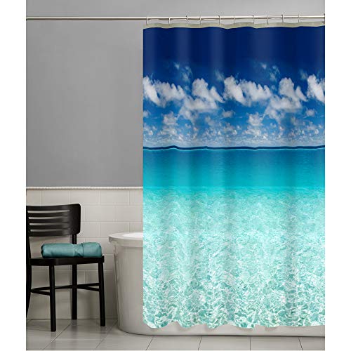 Book Cover Maytex Photoreal Escape Waterproof PEVA Shower Curtain
