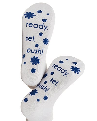 Book Cover Labor Delivery Hospital Non Skid Push Socks By Baby Be Mine Maternity Pregnancy Pregnant