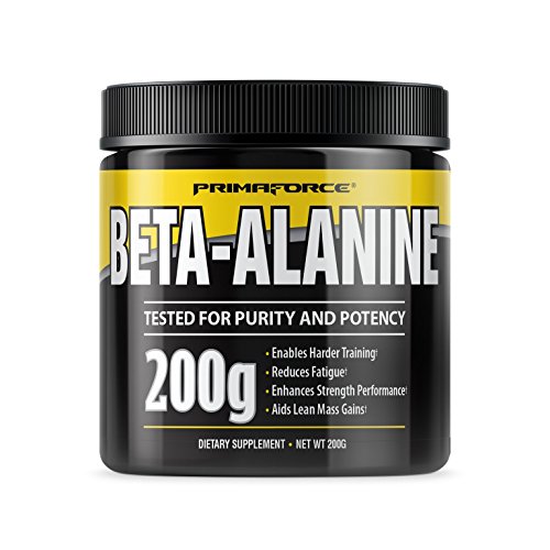 Book Cover PrimaForce Beta-Alanine Powder Supplement, 200 Grams - Enables Harder Training / Improves Muscle Gains / Increases Workout Capacity / Reduces Muscle Fatigue