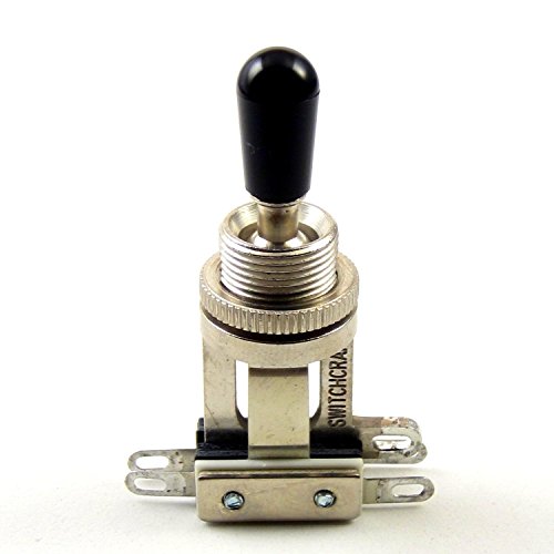 Book Cover Switchcraft Short-Frame Toggle Switch w/ Black Switch Tip