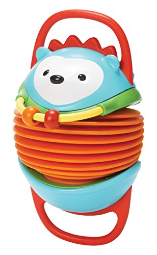 Book Cover Skip Hop Baby Explore and More Musical Instrument Accordion Toy, Multi, Hedgehog