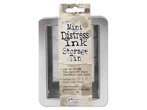 Book Cover Ranger Mini Distress Pad-Storage Tin, Metal, One Size