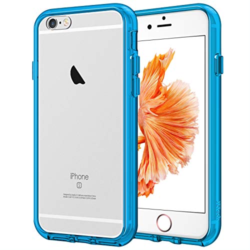 Book Cover JETech Case for iPhone 6 Plus and iPhone 6s Plus, Shock-Absorption Bumper Cover, Anti-Scratch Clear Back, Black