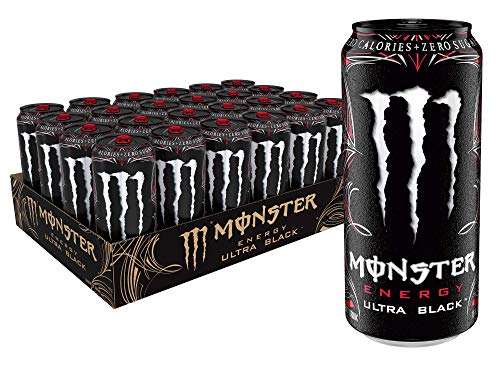 Book Cover Monster Energy Ultra Black Energy Drink 473 ml