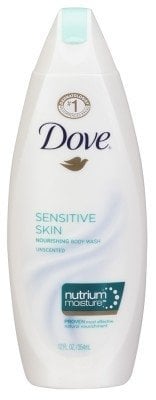 Book Cover Dove Sensitive Skin Nourishing Body Wash, 12 Fluid Ounce (Pack of 3)