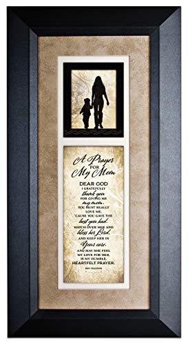 Book Cover A Prayer for My Mom 8 x 16 Wood Wall Art Frame Plaque by James Lawrence by James Lawrence