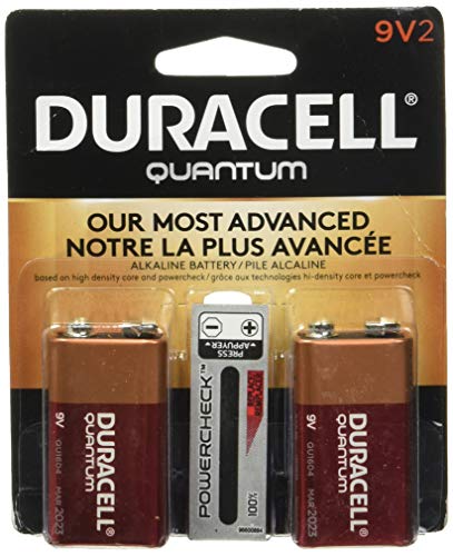 Book Cover Duracell 665211 9-Volt Alkaline Battery, 2 Pack