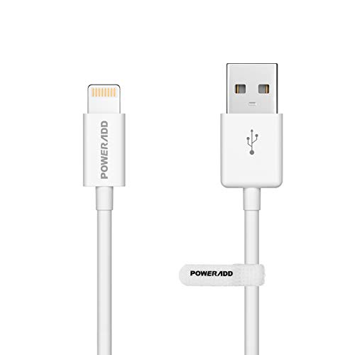 Book Cover POWERADD [Apple MFi Certified] 8-Pin iPhone Charger USB Lightning Cable(6.6ft/2m) Charge and Sync Cable Cord for iPhone XS/XS Max/XR/X/8/8 Plus/7/7Plus/6s/6 Plus/5, iPad Pro/Air/Mini, iPod touch/nano