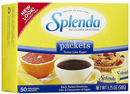 Book Cover Splenda Sugar Substitute Packets - 50 ct, 1.76 Ounce (Pack of 50)
