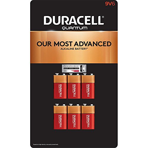 Book Cover Duracell Quantum 9V Alkaline Batteries 6ct. Pk, Packaging May Vary