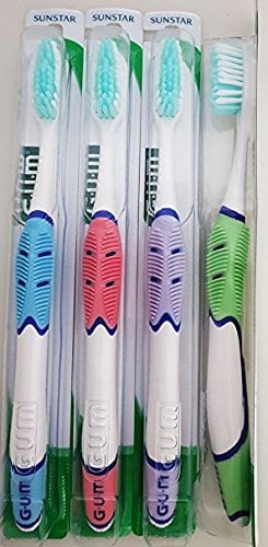 Book Cover GUM 516 Technique Sensitive Care Toothbrush - Full - Ultra Soft (6 Toothbrushes)