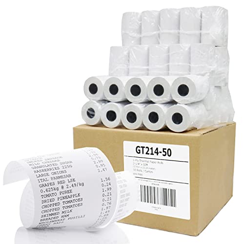 Book Cover Gorilla Supply Thermal Paper Receipt Roll 2-1/4