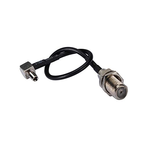 Book Cover 0.5ft Rf F Female to Ts9 Male RA Connector Coaxial Flexible Cable RG174 15cm for Wireless Antenna