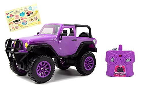 Book Cover Jada Toys GIRLMAZING Big Foot Jeep R/C Vehicle (1:16 Scale), Purple
