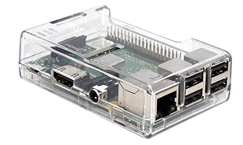 Book Cover SB Components Raspberry Pi 3 Model B+ Transparent Case - Access to all ports