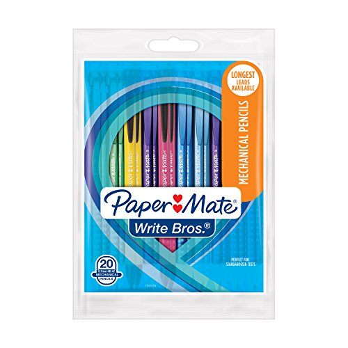 Book Cover Paper Mate Write Bros Mechanical Pencils #2 0.7mm - 20 CT